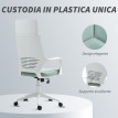 Chaise de Bureau Saleray Ergonomique Pivotante Réglable Vert