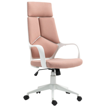 Chaise de Bureau Veris Ergonomique Réglable Pivotante Rose