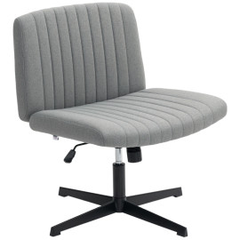 Chaise de Bureau Oraian pivotante basculante siège large gris