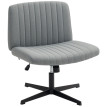 Chaise de Bureau Oraian pivotante basculante siège large gris