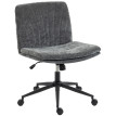 Chaise de bureau Felrio assise large pivotante réglable gris