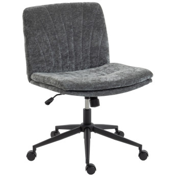 Chaise de bureau Felrio assise large pivotante réglable gris