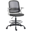 Chaise de bureau Enia chaise de dessin réglable maille gris