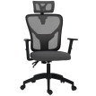 Chaise de Bureau Torio Ergonomique Réglable Soutien Lombaire Grigio
