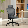 Chaise de Bureau Torio Ergonomique Réglable Soutien Lombaire Grigio