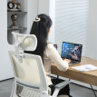 Chaise de bureau Felreot ergonomique réglable beige