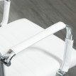 Chaise de bureau Florenval ergonomique pivotante bascule blanche