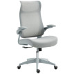 Chaise de Bureau Peres Ergonomique à Accoudoirs Réglables Dossier en Maille Gris