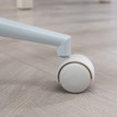 Alea Chaise de bureau réglable Teddy blanc
