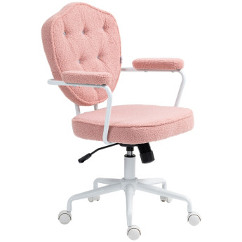 Talenes Chaise de bureau élégante réglable rose