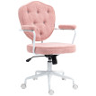 Talenes Chaise de bureau élégante réglable rose