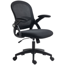 Chaise de Bureau Talinis Ergonomique Maille Réglable Noir