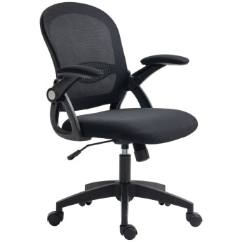 Chaise de Bureau Talinis Ergonomique Maille Réglable Noir