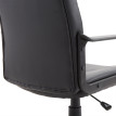 Chaise de Bureau Zelea Ergonomique Pivotante Similicuir Noir