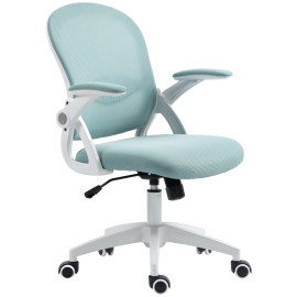 Montorac Chaise de Bureau Ergonomique Maille Réglable Bleu