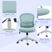 Montorac Chaise de Bureau Ergonomique Maille Réglable Bleu