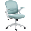 Montorac Chaise de Bureau Ergonomique Maille Réglable Bleu
