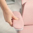 Chaise de bureau Harer ergonomique inclinable appuie tête rose