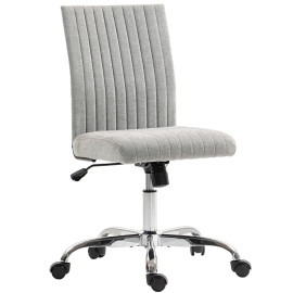 Chaise de bureau Nales ergonomique pivotante réglable gris