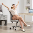 Chaise de bureau Nales ergonomique pivotante réglable gris