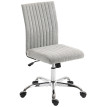 Chaise de bureau Nales ergonomique pivotante réglable gris