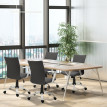 Chaise de bureau Perrivik ergonomique pivotante réglable gris foncé
