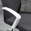 Chaise de bureau Perrivik ergonomique pivotante réglable gris foncé