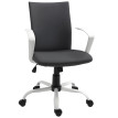 Chaise de bureau Perrivik ergonomique pivotante réglable gris foncé