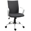 Chaise de bureau Perrivik ergonomique pivotante réglable gris foncé