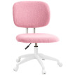 Chaise de Bureau Camio pivotante réglable velours rose