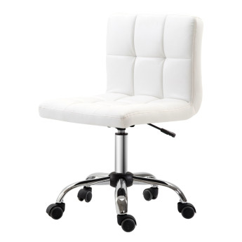 Chaise de bureau Torys ergonomique pivotante réglable blanc