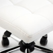 Chaise de bureau Torys ergonomique pivotante réglable blanc