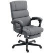 Chaise de bureau Kero ergonomique inclinable velours gris foncé