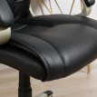 Chaise de bureau Enac pivotante ergonomique noire