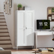 Armoire de Bureau Enereo Rangement Acier Sécurisée Blanche