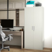 Armoire de bureau Aurisys verrouillable en acier 5 niveaux blanc