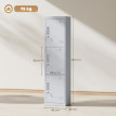 Armoire de bureau Kervine acier verrouillable 3 portes Gris chiaro