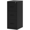 Classeur de documents Emal 3 tiroirs acier verrouillable noir