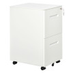 Armoire de bureau Corora à dossiers suspendus sécurisée blanc