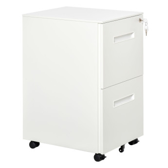 Armoire de bureau Corora à dossiers suspendus sécurisée blanc