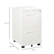 Armoire de bureau Corora à dossiers suspendus sécurisée blanc