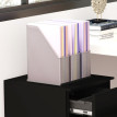 Loreum caisson de bureau à roulettes 3 tiroirs noir