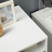Chariot de bureau Laranenne rangement documents mobile blanc