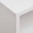 Enolum Armoire de bureau à documents avec tiroir et roulettes Chêne