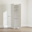 Jarara armoire vêtements penderie multifonction blanc