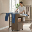 Belis Armoire table à repasser pliable rangement marron