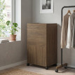 Belis Armoire table à repasser pliable rangement marron