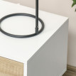 Delroum lot de 2 tables de chevet modernes avec tiroir et niche chêne blanc