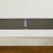 Table de chevet Belroenne LED RGB 2 tiroirs blanc