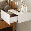 Table de chevet Calson flottante murale moderne blanc